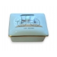 Boite rectangulaire en porcelaine de Paris
