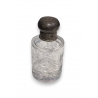 Flacon en cristal, bouchon en argent