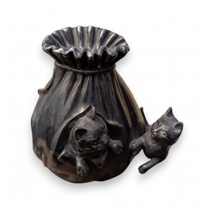 Tirelire "Bourse aux chats" par WMF