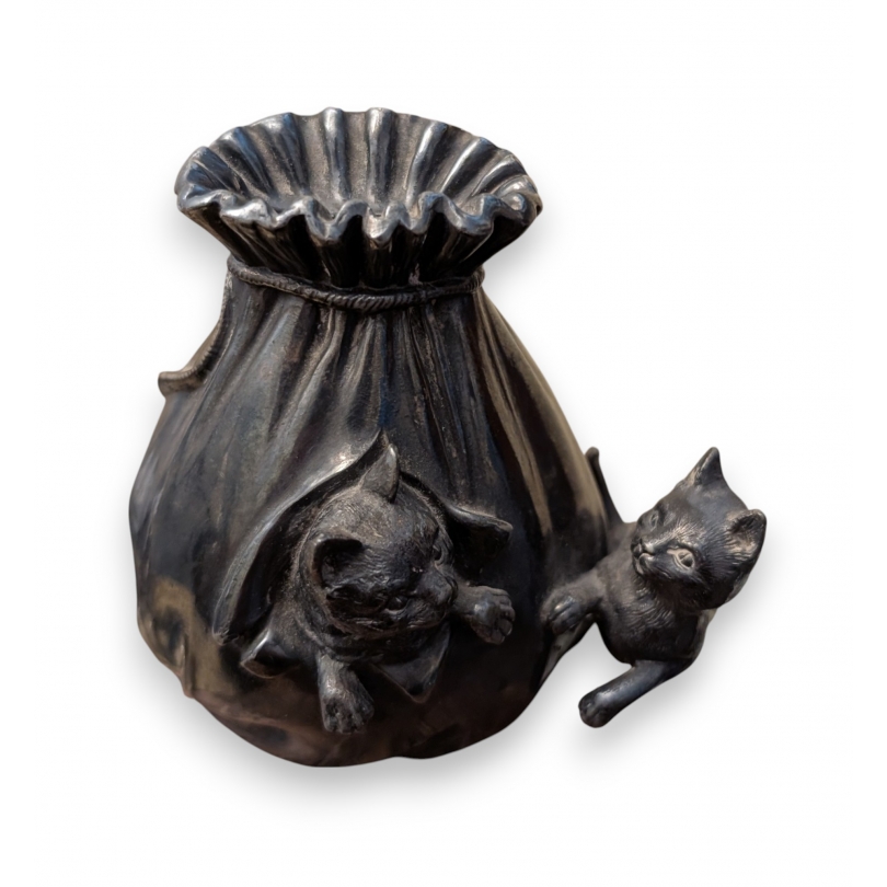 Tirelire "Bourse aux chats" par WMF