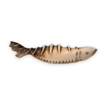 Coquillage de conque sculpté en Poisson