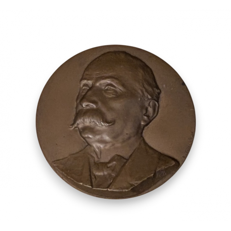 Médaille \"Carlo Vigliardi Paravia\" signée DANIELLI