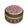 Boite ronde Roses en porelaine Elfinware