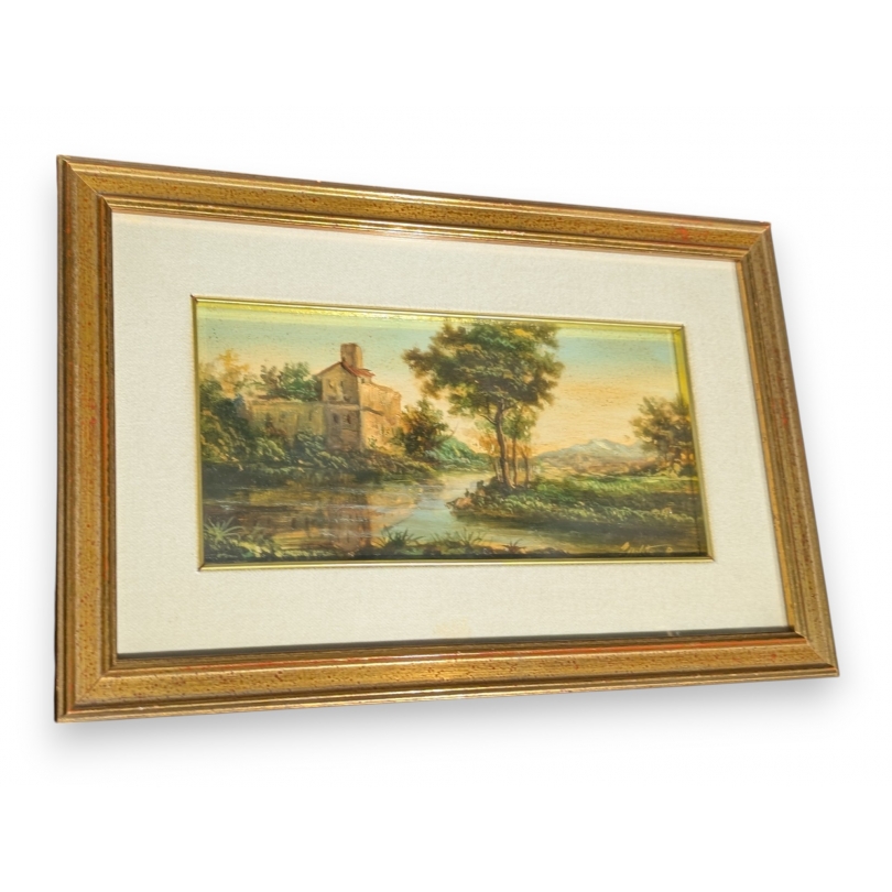 Tableau \"Paysage\" signé IPPOLITO