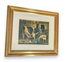 Tableau "Vache" signé M. ALLIGATTI
