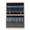 Coffret de 12 fourchettes et couteaux à dessert