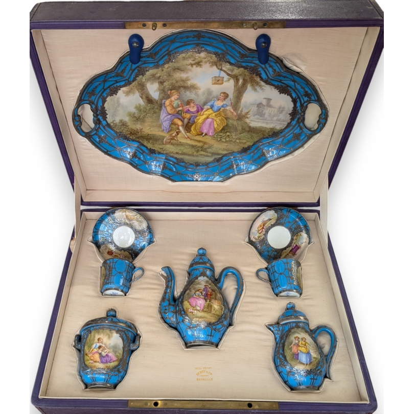 Service à thé Tête à Tête en porcelaine de Sévres