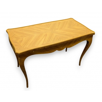 Table basse style Louis XV en brut