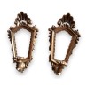 Pair of mirrored wall lights