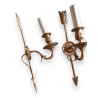 Pair of Flèche wall lights