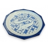 Plat décagonal en faience BOAS