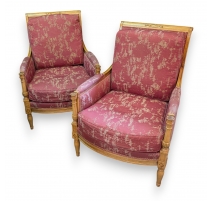 Paire de bergères style Directoire