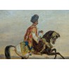 Tableau Orientaliste \"Cavalier\" d\'après FINART