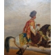 Tableau Orientaliste "Cavalier" d'après FINART