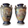 Pair of Satsuma ‘Characters’ vases