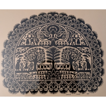 Découpage signé Gerald MEYER 1997