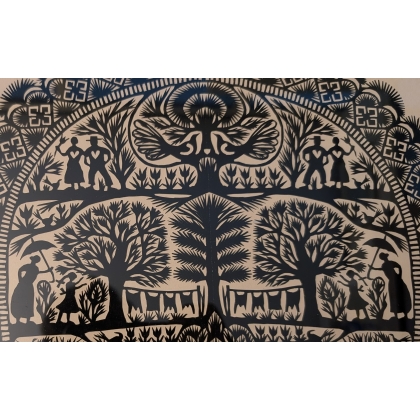 Découpage signé Gerald MEYER 1997