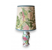 Vase chinois Oiseaux monté en lampe