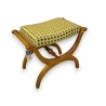 Tabouret style Directoire en noyer