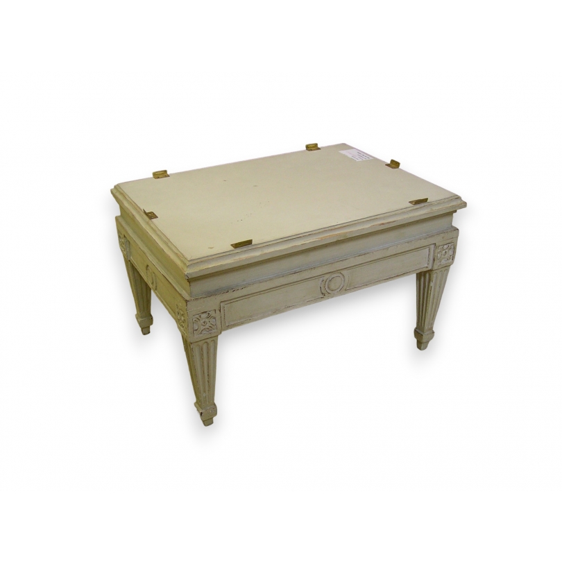 Tabouret en bois laqué