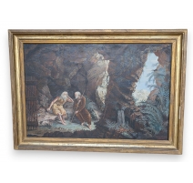 Tableau "L'Hermitte" signé W. LECOULTRE