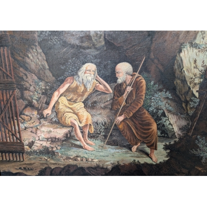 Paintings | French painting ‘L'Hermite’. Moinat SA  – Antiques and home décor