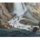 Gravure "Pissevache" par LINCK