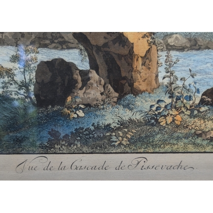 Engraving ‘Pissevache’ by LINCK