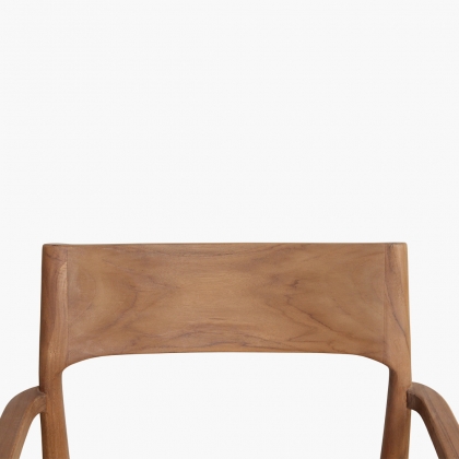 Fauteuil Freya cuir havane