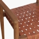 Fauteuil Freya cuir havane
