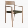 Fauteuil Freya vert foncé