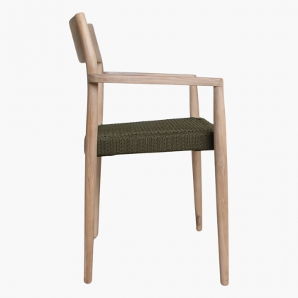 Fauteuil Freya vert foncé