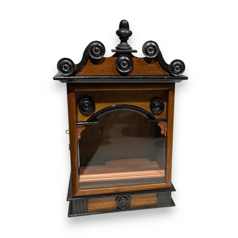 The top of Morbier transformed into a display case