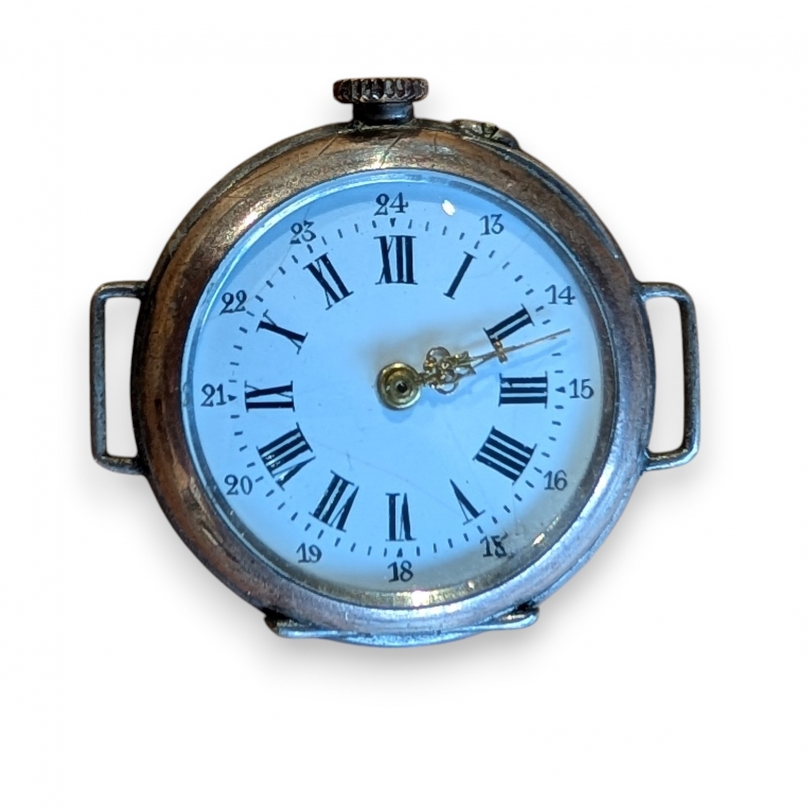 Small watch in 800 silver