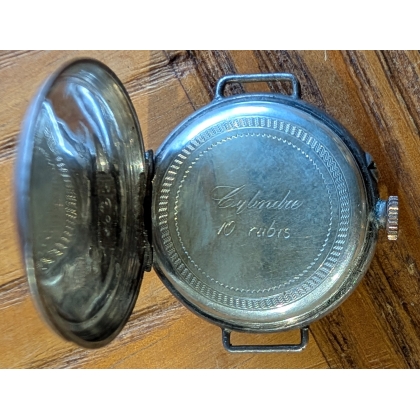 Small watch in 800 silver