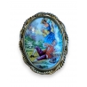Broche en porcelaine de Limoges