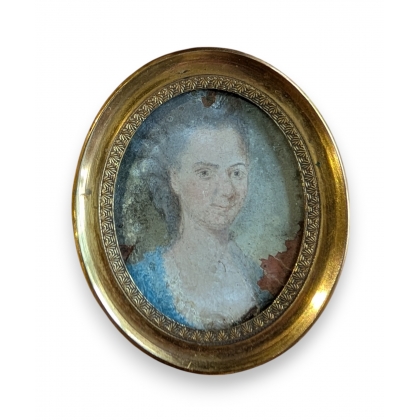 Miniature Portrait de femme