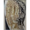 Lithographie "Visages" par ERNI