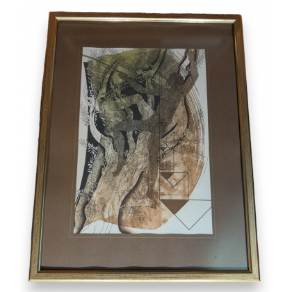 Lithographie \"Shakespeare I\'Ancien\" par ERNI