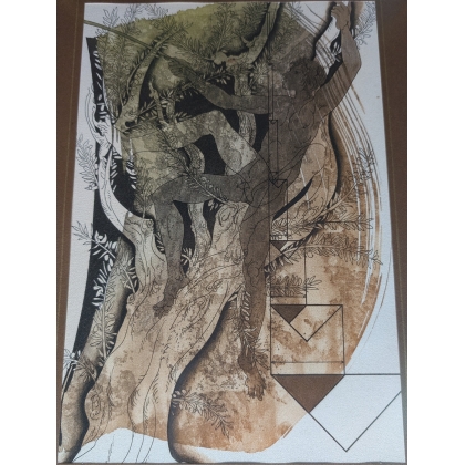 Lithograph ‘Shakespeare the Elder’ by ERNI
