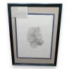 Lithographie "Beauty and the beast" signé YERSIN