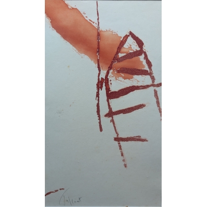 Lithographie "Composition" signée TAL COAT