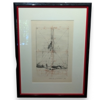 Lithographie "Fig. I" signée VELICKOVIC