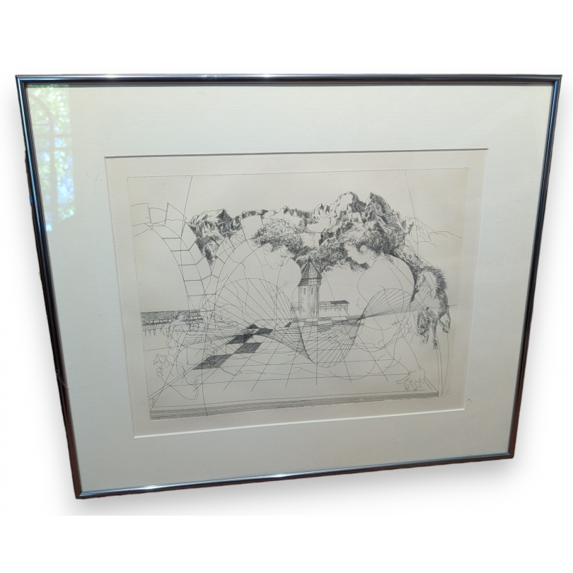Lithograph ‘Luzern’ by ERNI
