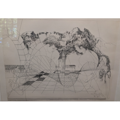 Lithograph ‘Luzern’ by ERNI