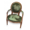 Fauteuil Louis XVI à médaillon