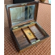 Coffret à bijoux marqueté avec boite à musique