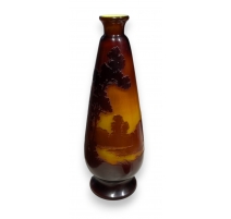 Vase Paysage signé GALLÉ