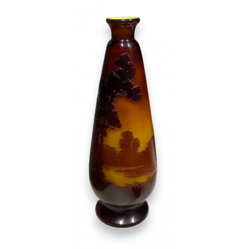 Vase Paysage signé GALLÉ