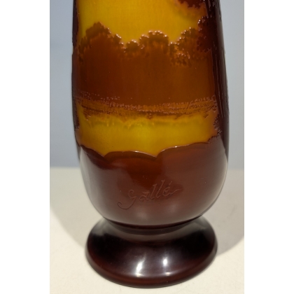 Vase Paysage signé GALLÉ